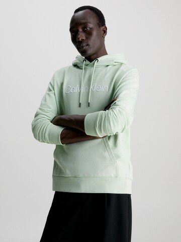 Calvin Klein Sweatshirt in Groen: voorkant