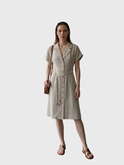 My fashion Jurk in 38 in de kleur Stone grey, Productweergave