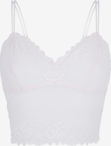 Bustier Soutien-gorge LingaDore en blanc : devant