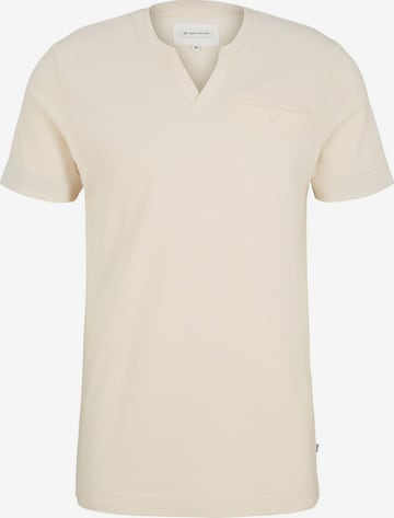 TOM TAILOR Shirt in Beige: front