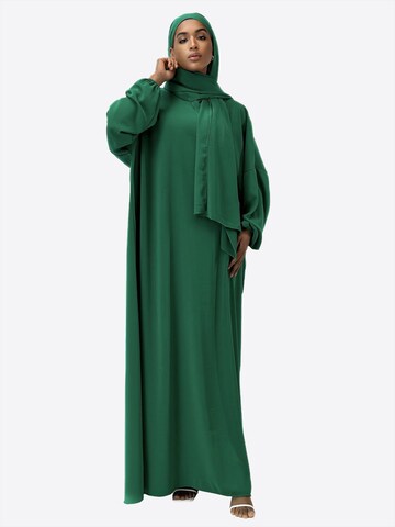 Robe Elara en vert : devant