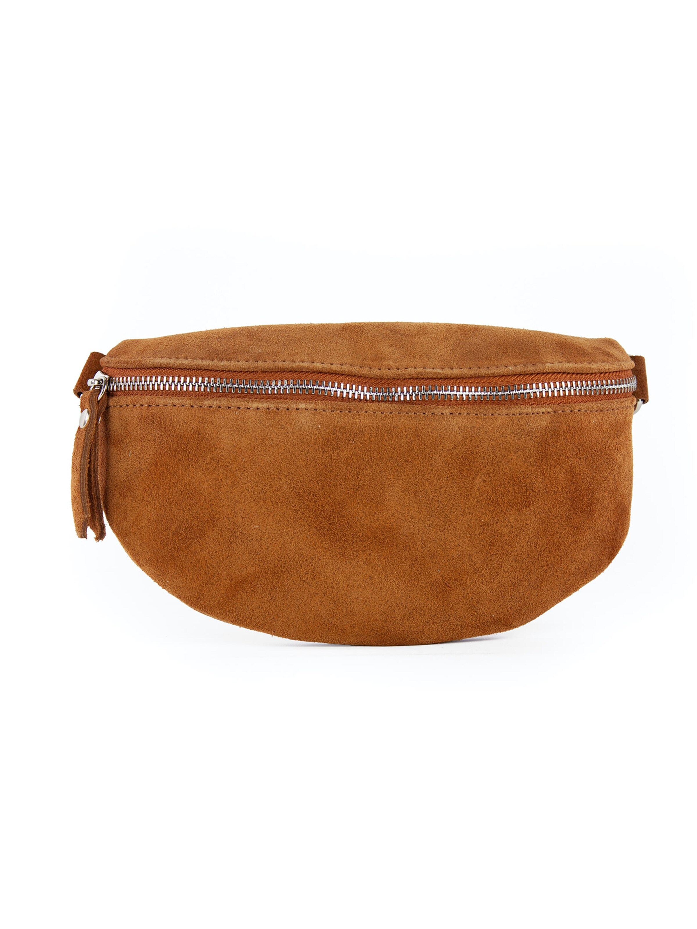 lePelou Fanny Pack 'VALENTINA small' in Brown: front