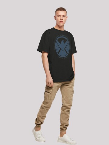 T-Shirt 'Marvel Avengers Agent Of Shield Logistics Division' F4NT4STIC en noir