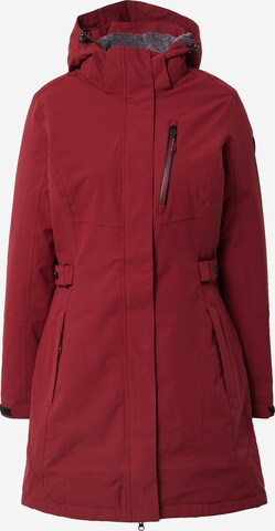 Veste outdoor KILLTEC en rouge : devant