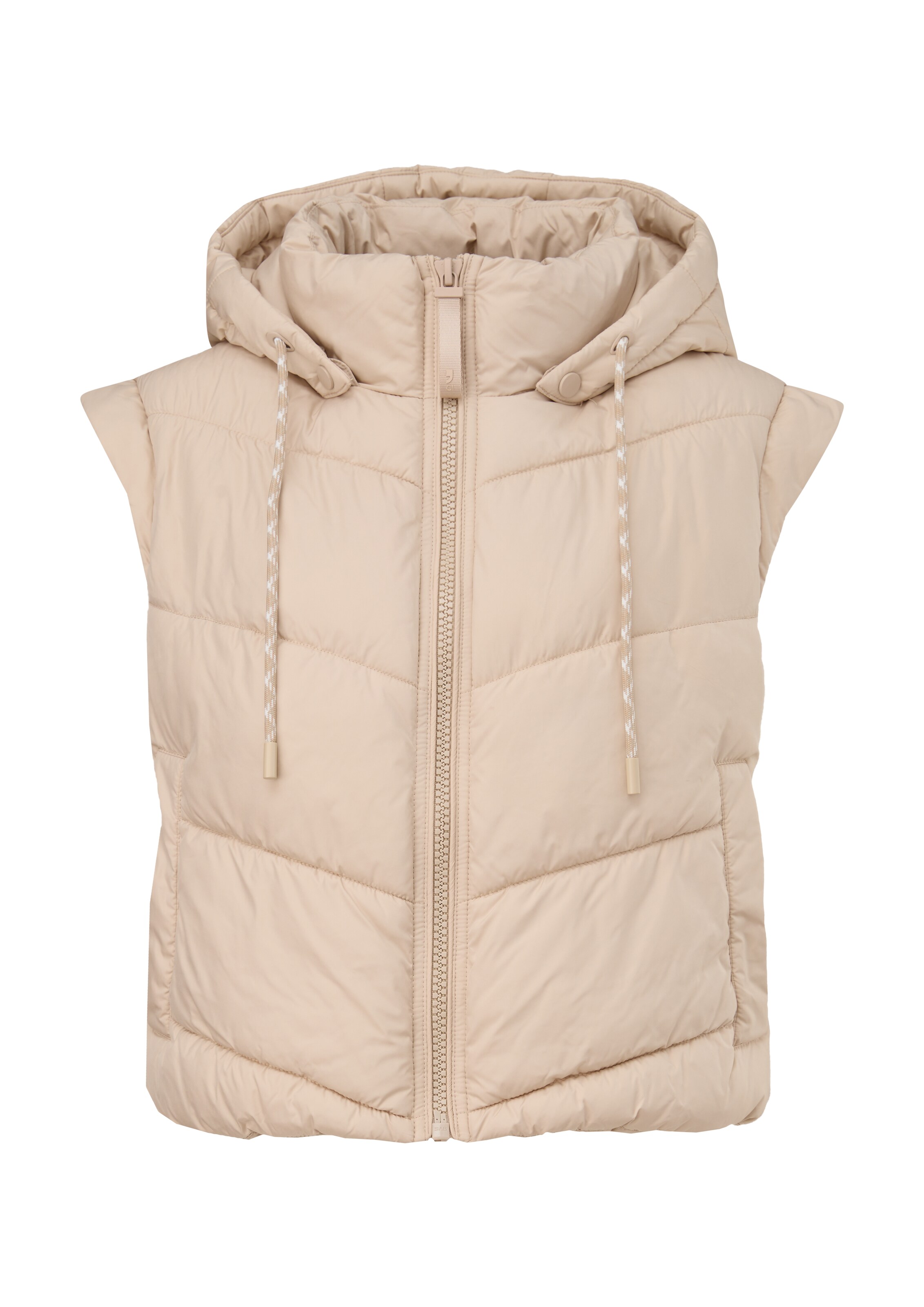 comma casual identity Weste in Beige: Vorderseite