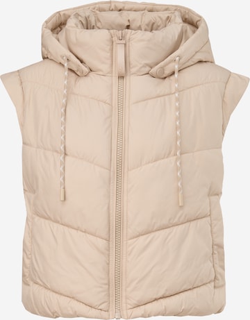 Gilet comma casual identity en beige : devant