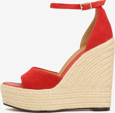 Kazar Sandale in rot, Produktansicht