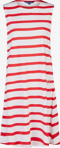 Navigazione Kleid in Midilänge in Rot: Vorderseite