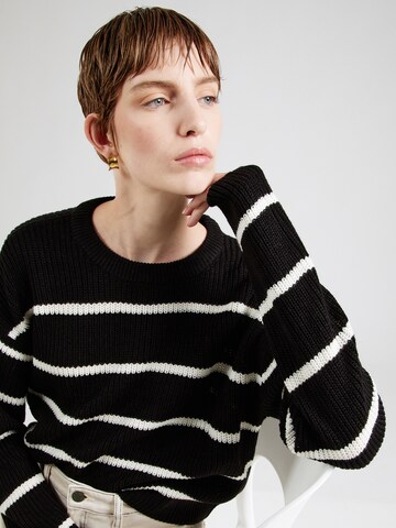 QS Pullover in Schwarz