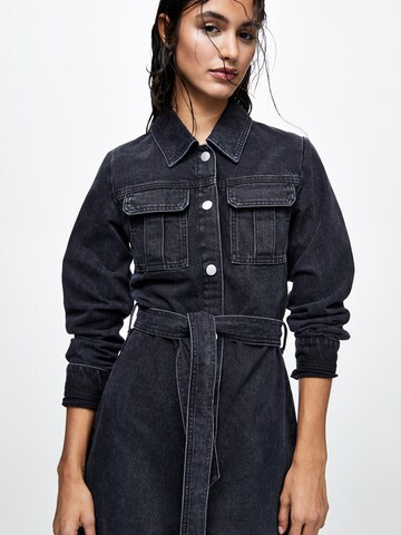 Pull&Bear Shirt Dress in Black