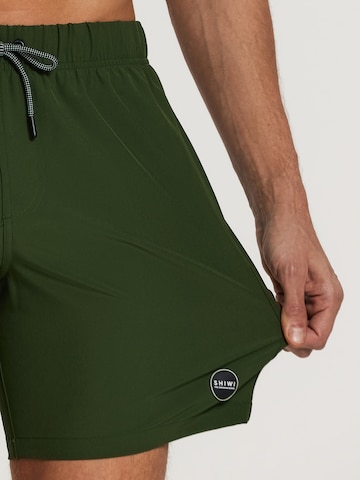Shiwi Kratke kopalne hlače 'easy mike solid 4-way stretch' | zelena barva