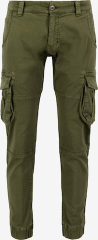 Pantaloni cargo 'Army' di ALPHA INDUSTRIES in verde: frontale