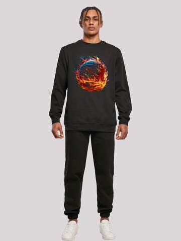 F4NT4STIC Sweatshirt 'Basketball' in Black