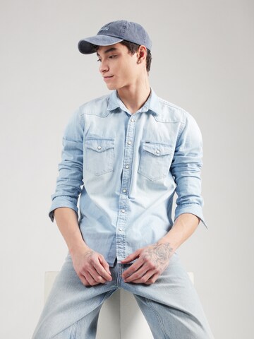 Pepe Jeans Tavaline suurus Triiksärk 'HANCK', värv sinine: eest vaates