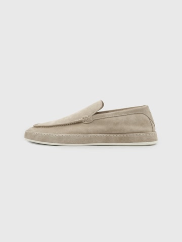 Dutch'D Slipper 'Refine (Size runs small, order one size up)' in Beige: Vorderseite