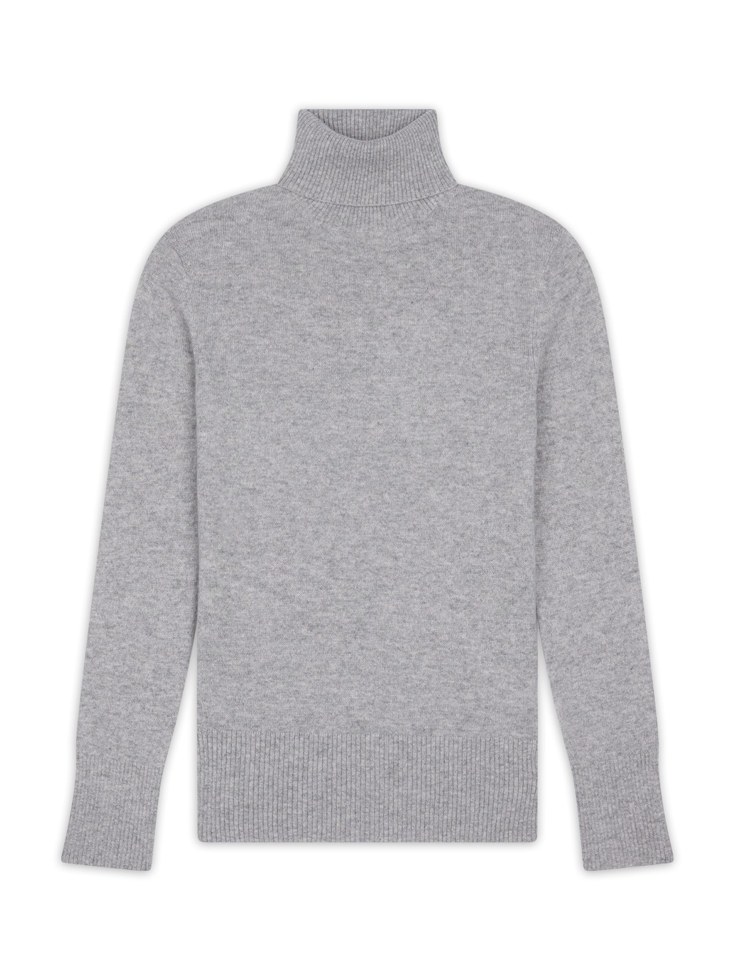 JUST CASHMERE Kampsun 'Lexie' meleeritud hall, Tootevaade