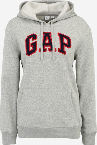 Sweat-shirt 'HERITAGE' Gap Tall en gris : devant