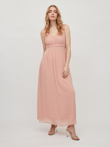 VILA Evening Dress 'Milina' in Pink: front