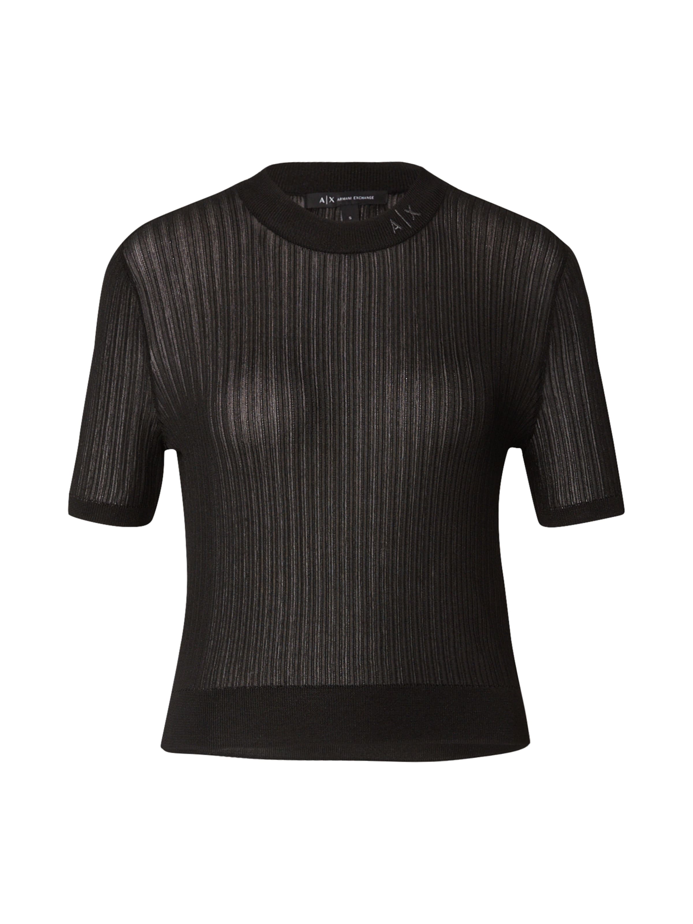 melns ARMANI EXCHANGE Džemperis: no priekšpuses