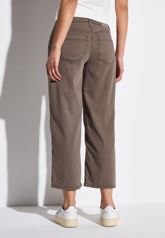 STREET ONE Wide Leg Jeans in Braun