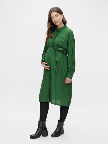 MAMALICIOUS - Vestido camisero 'MERCY' en verde