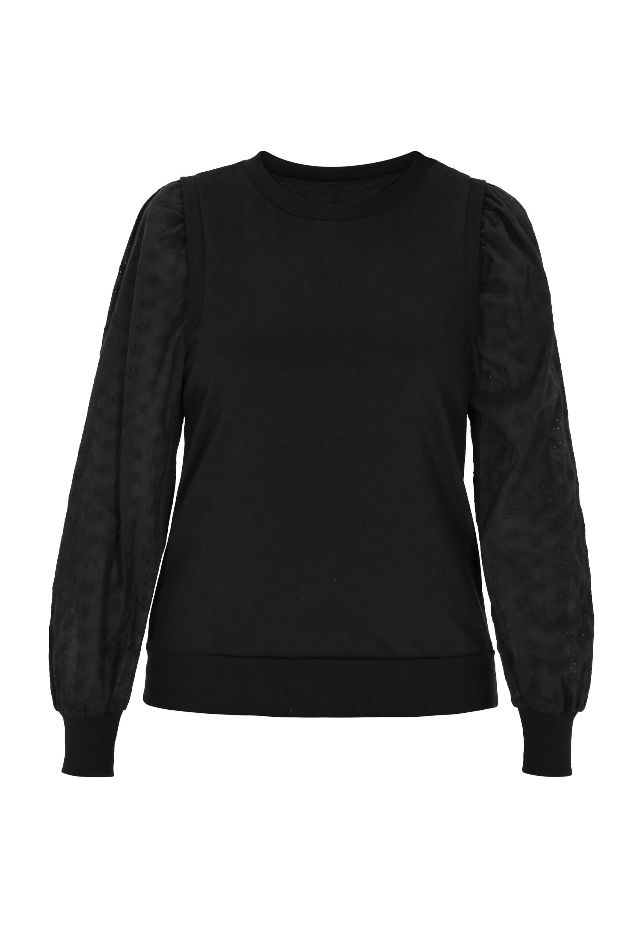 MIMO Sweatshirt in Schwarz: Vorderseite