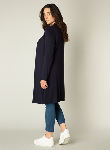 BASE LEVEL CURVY Knit Cardigan 'Ayla' in Blue