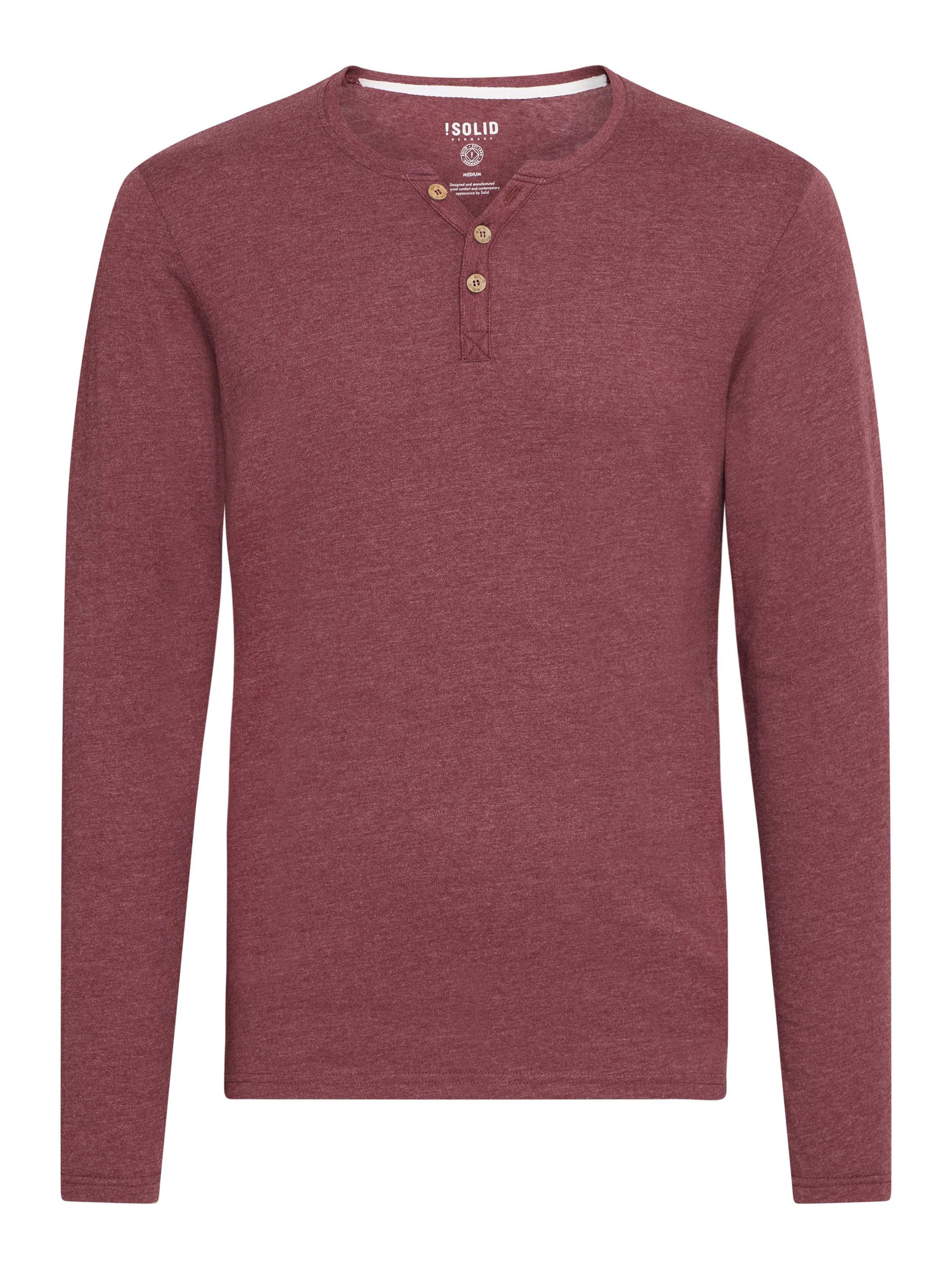 Felpa 'Volko' di !Solid in rosso: frontale