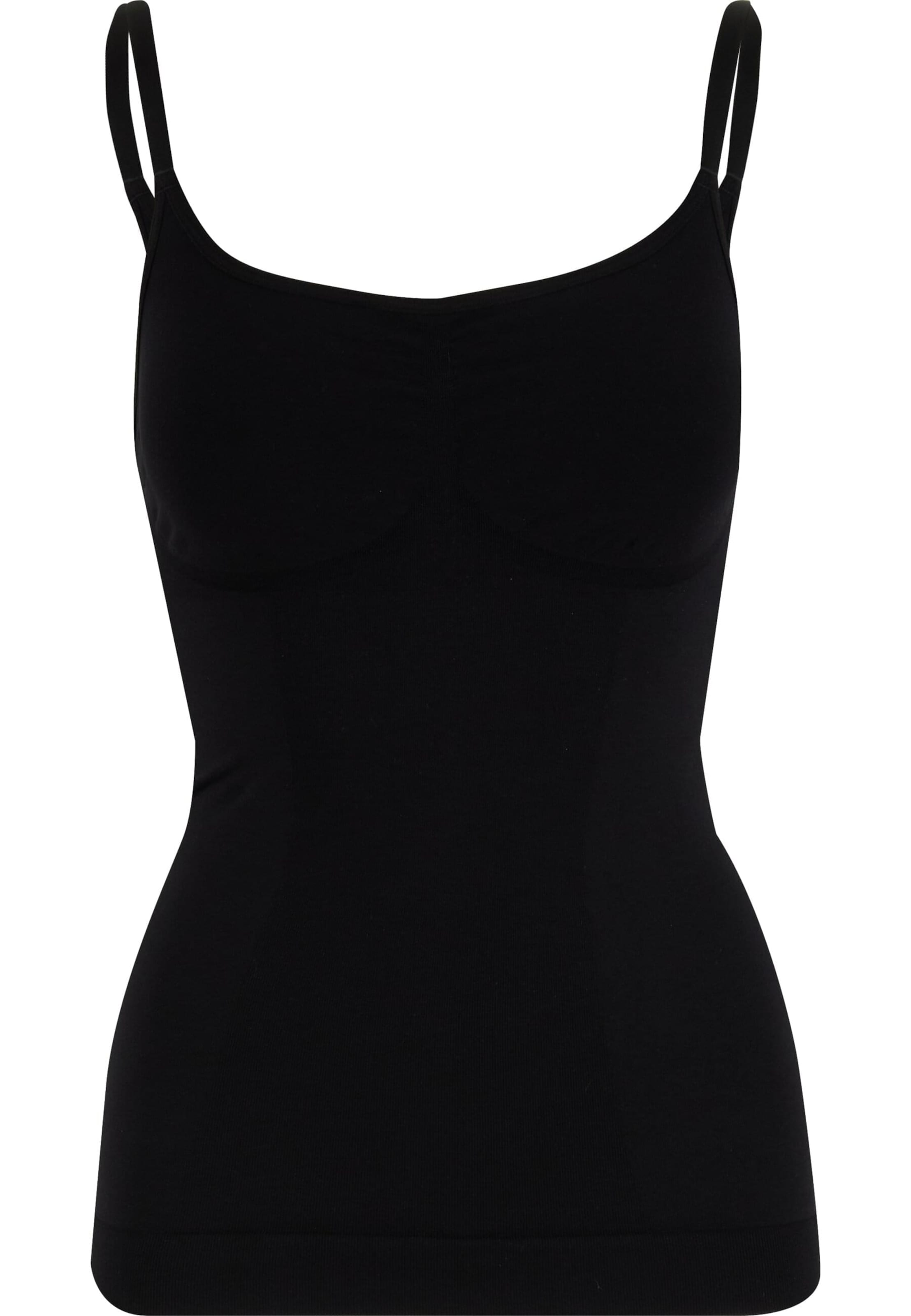 Lykkeland Atelier Shaping top 'Second Skin' in Black: front