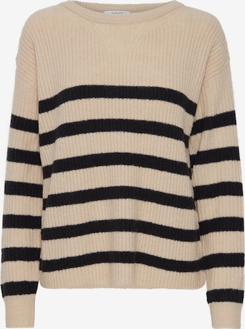 b.young Sweater in Beige: front