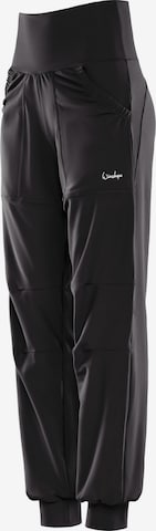 Effilé Pantalon de sport 'LEI101C' Winshape en noir