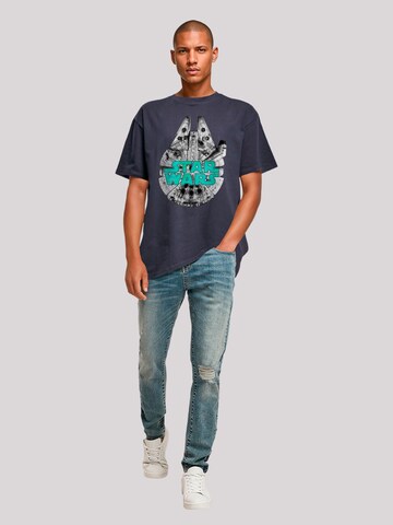 F4NT4STIC Shirt 'Star Wars Millennium Falke' in Blauw