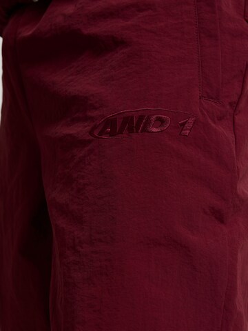 Effilé Pantalon AND1 en rouge