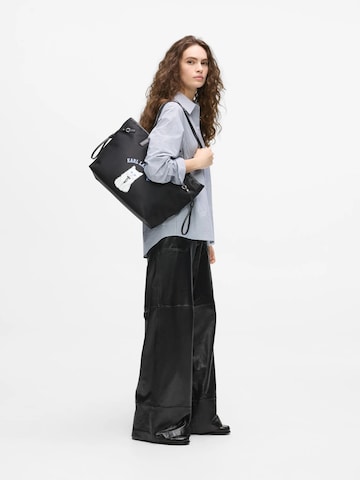 Karl Lagerfeld Shopper 'Ikon Choupette' in Zwart