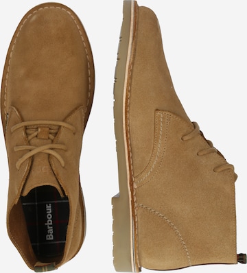 Barbour Chukka Boots 'Siton' in Beige