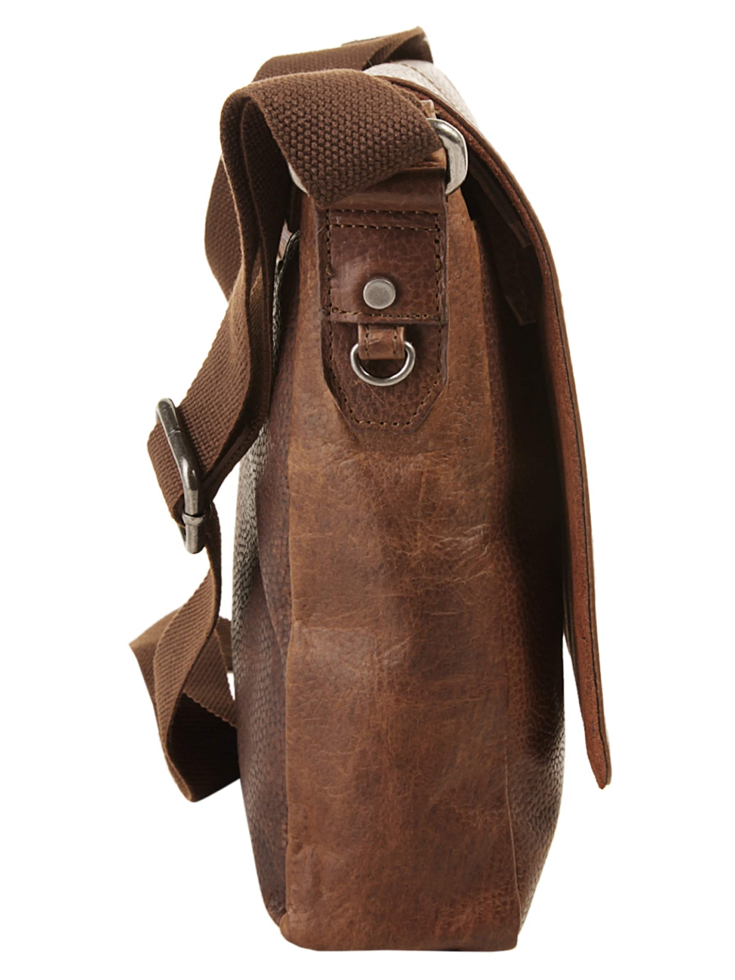 BODENSCHATZ Messenger 'Bodenschatz Umhängetasche' in Brown