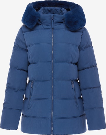 Usha - Casaco de inverno em azul: frente