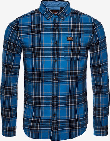 Superdry Overhemd in Blauw: voorkant