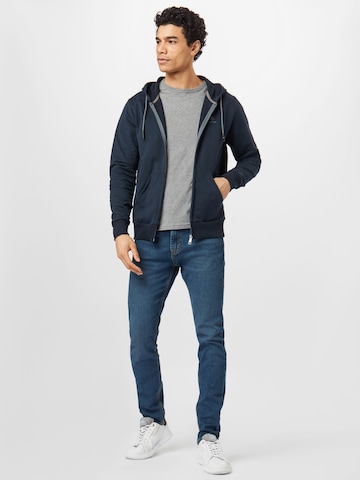 La Martina Zip-Up Hoodie in Blue