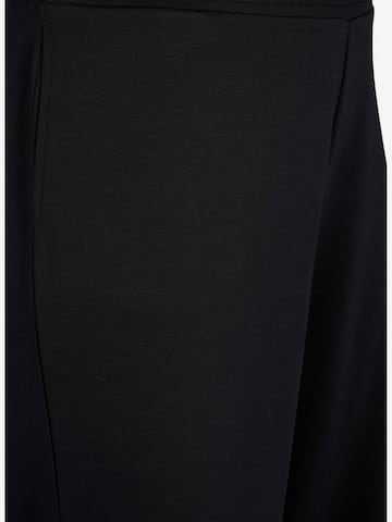 Zizzi - Perna larga Calças de pijama 'Malisa' em preto