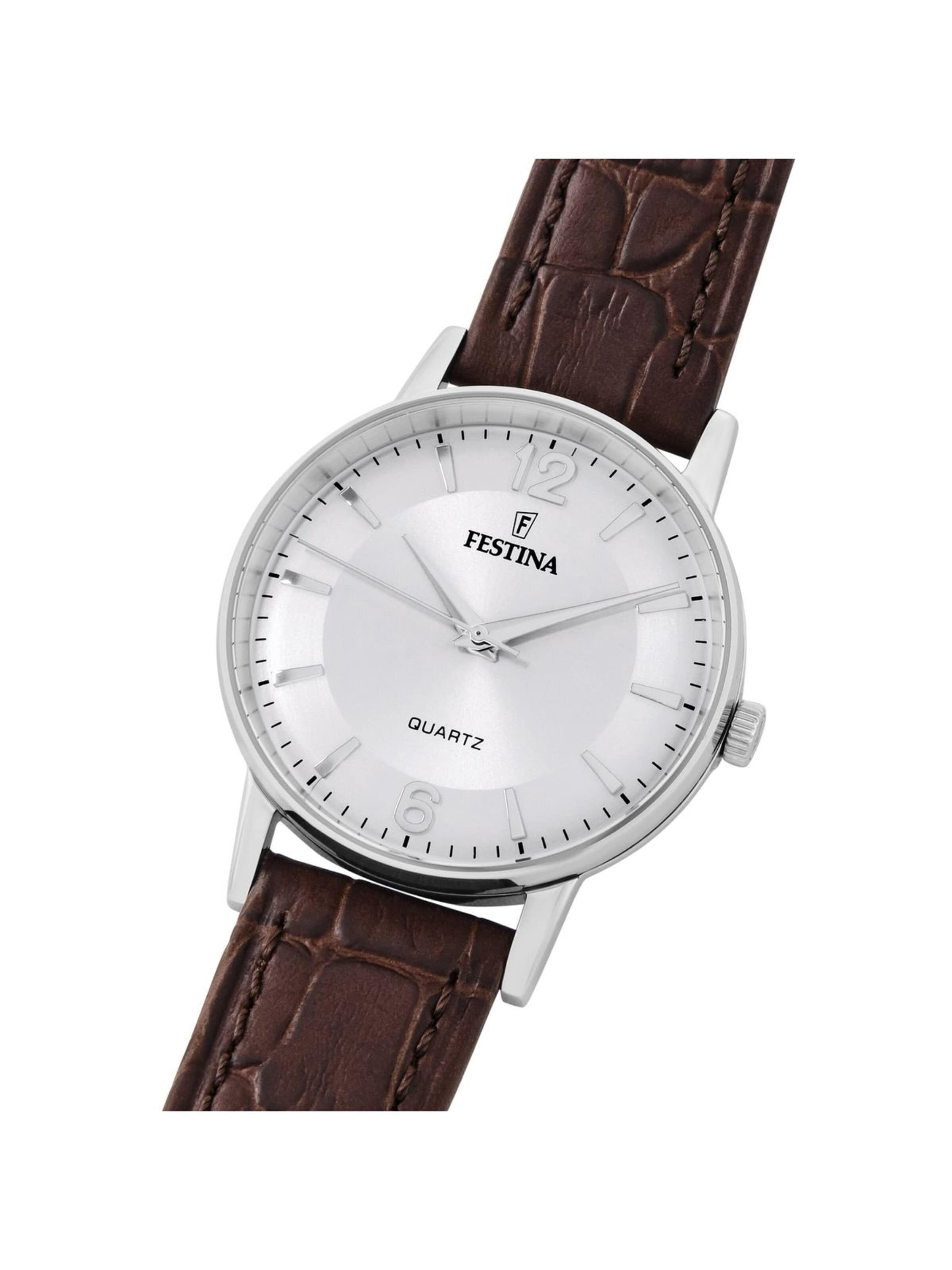 Montre à affichage analogique FESTINA en blanc