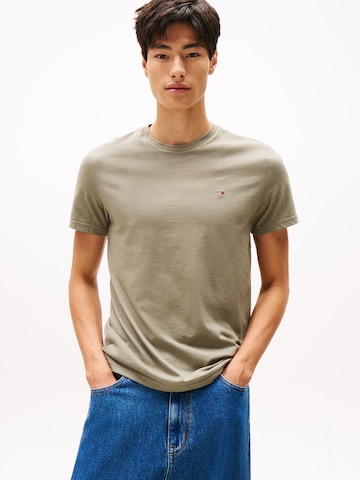 Tommy Jeans Póló 'JASPE' - zöld: elől