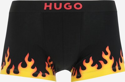 HUGO Boxershorts in gelb / orange / rot / schwarz, Produktansicht