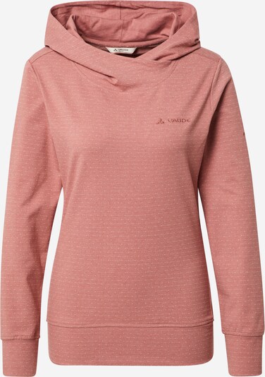 VAUDE Sportief sweatshirt 'Tuenno' in de kleur Rosé / Wit, Productweergave