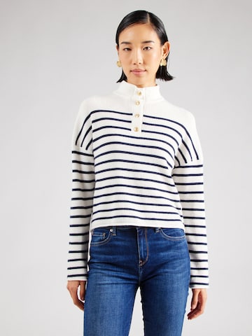Pull-over TOMMY HILFIGER en blanc : devant