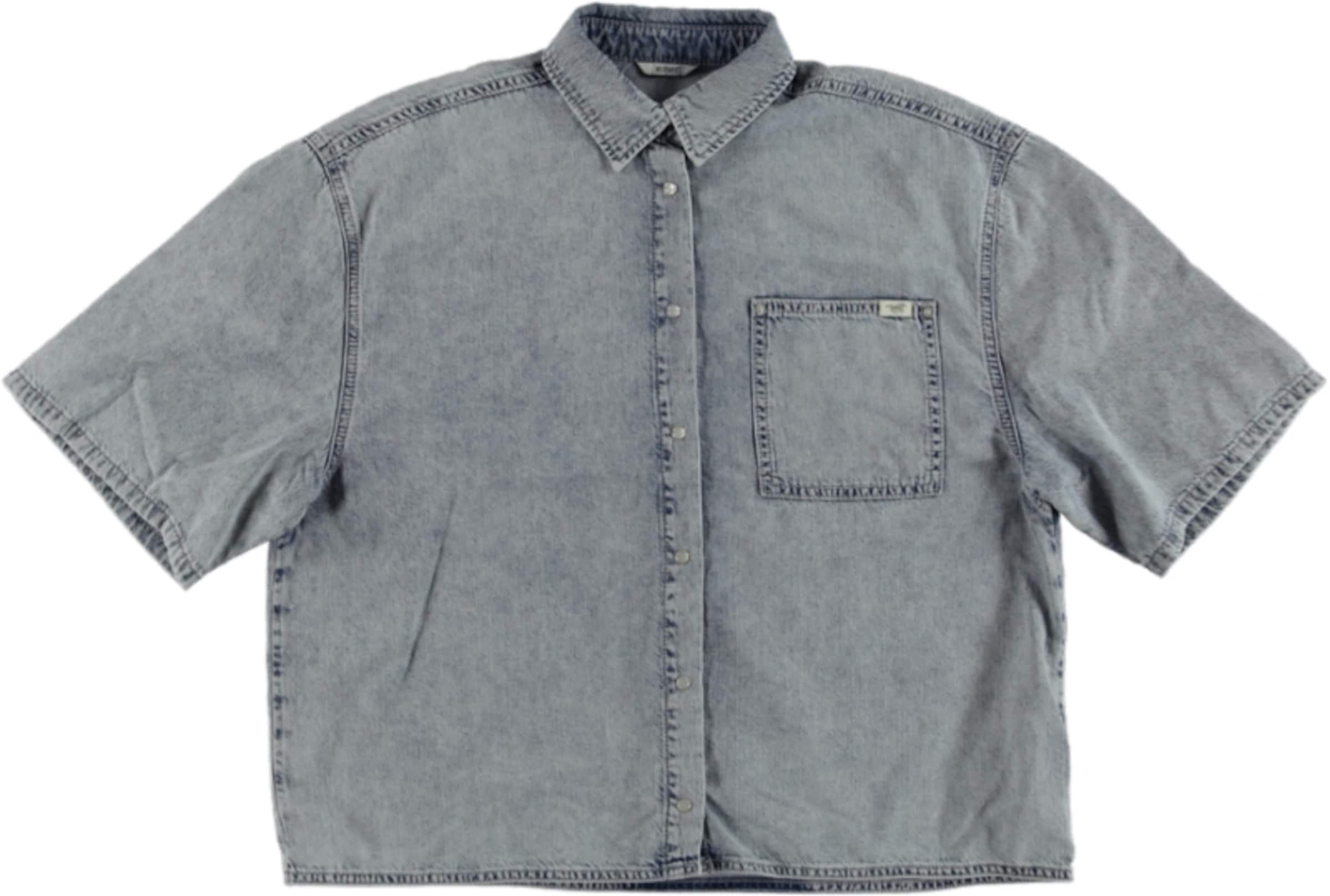 MUSTANG Bluse 'ELLA' i grå: forside