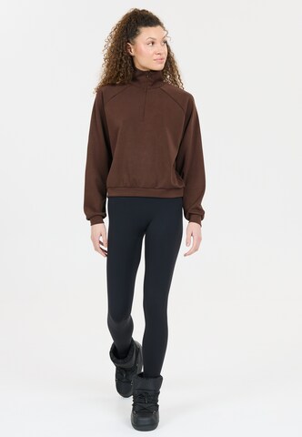 Athlecia Sportief sweatshirt 'Elania' in Bruin