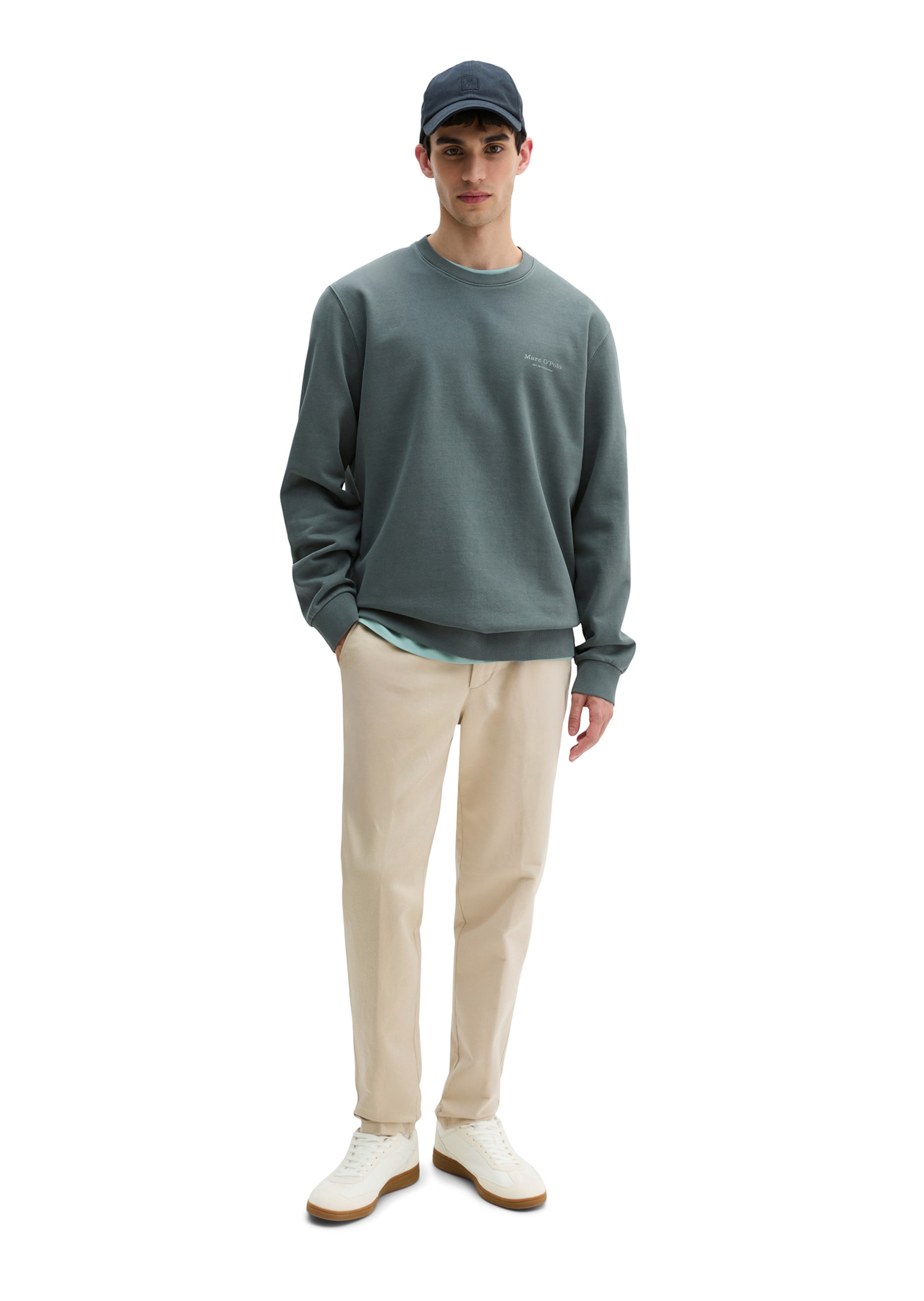 Marc O'Polo Sweatshirt in Grün