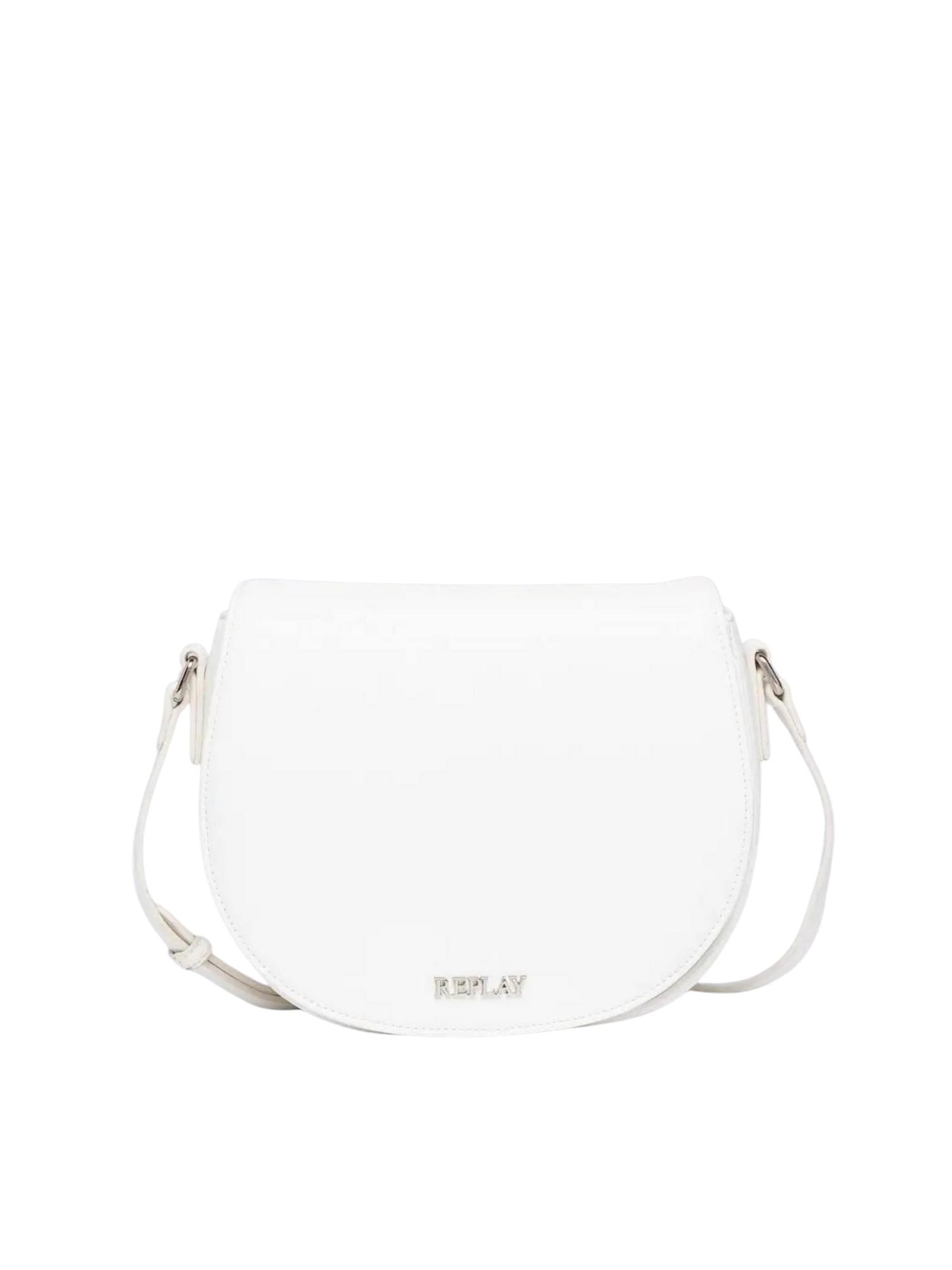 Borsa a spalla 'FW3586.000.A0420A' di REPLAY in bianco: frontale