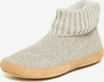 Gottstein Slippers 'Hüttenschuhe Dakota' in Beige: front